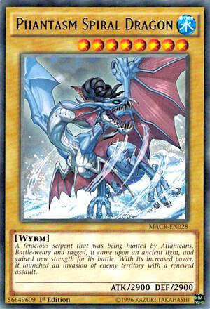 Phantasm Spiral Dragon MACR-EN028 card from Maximum Crisis