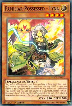 Familiar-Possessed - Lyna MACR-EN037 card from Maximum Crisis