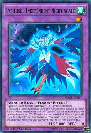 Lyrilusc - Independent Nightingale MACR-EN041 card from Maximum Crisis