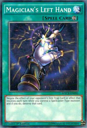 Magician's Left Hand MACR-EN050 card from Maximum Crisis