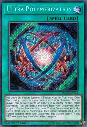 Ultra Polymerization MACR-EN052 card from Maximum Crisis