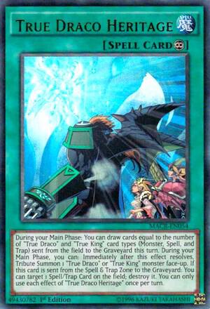 True Draco Heritage MACR-EN054 card from Maximum Crisis