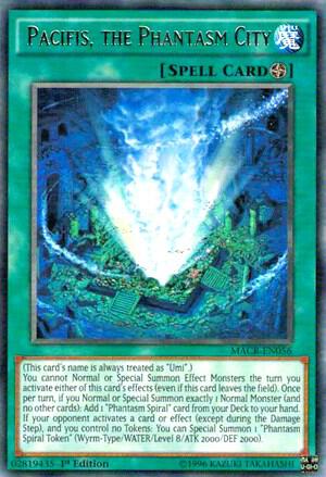 Pacifis, the Phantasm City MACR-EN056 card from Maximum Crisis