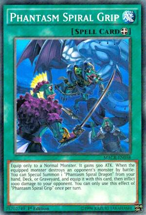 Phantasm Spiral Grip MACR-EN058 card from Maximum Crisis