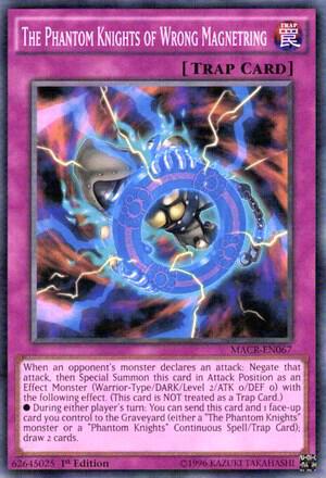 The Phantom Knights of Wrong Magnetring MACR-EN067 card from Maximum Crisis
