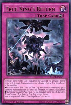 True King's Return MACR-EN069 card from Maximum Crisis