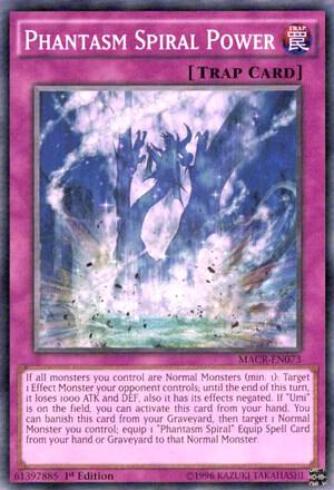 Phantasm Spiral Power MACR-EN073 card from Maximum Crisis
