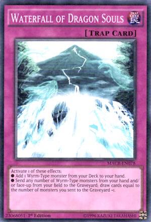 Waterfall of Dragon Souls MACR-EN078 card from Maximum Crisis