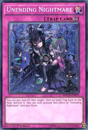 Unending Nightmare MACR-EN079 card from Maximum Crisis