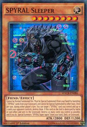 SPYRAL Sleeper MACR-EN086 card from Maximum Crisis