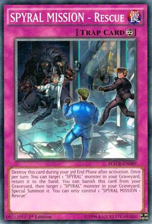 SPYRAL MISSION - Rescue MACR-EN089 card from Maximum Crisis