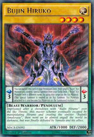 Bujin Hiruko MACR-EN092 card from Maximum Crisis