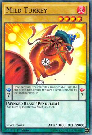 Mild Turkey MACR-EN095 card from Maximum Crisis