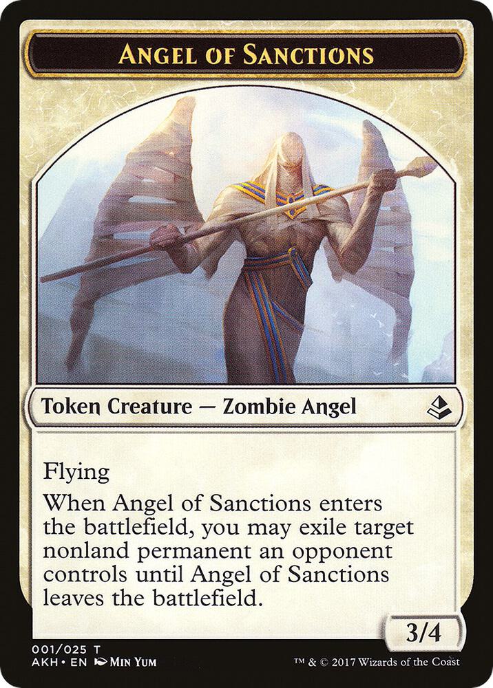Angel of Sanctions // Drake Double-Sided Token 1 // 18 card from Amonkhet