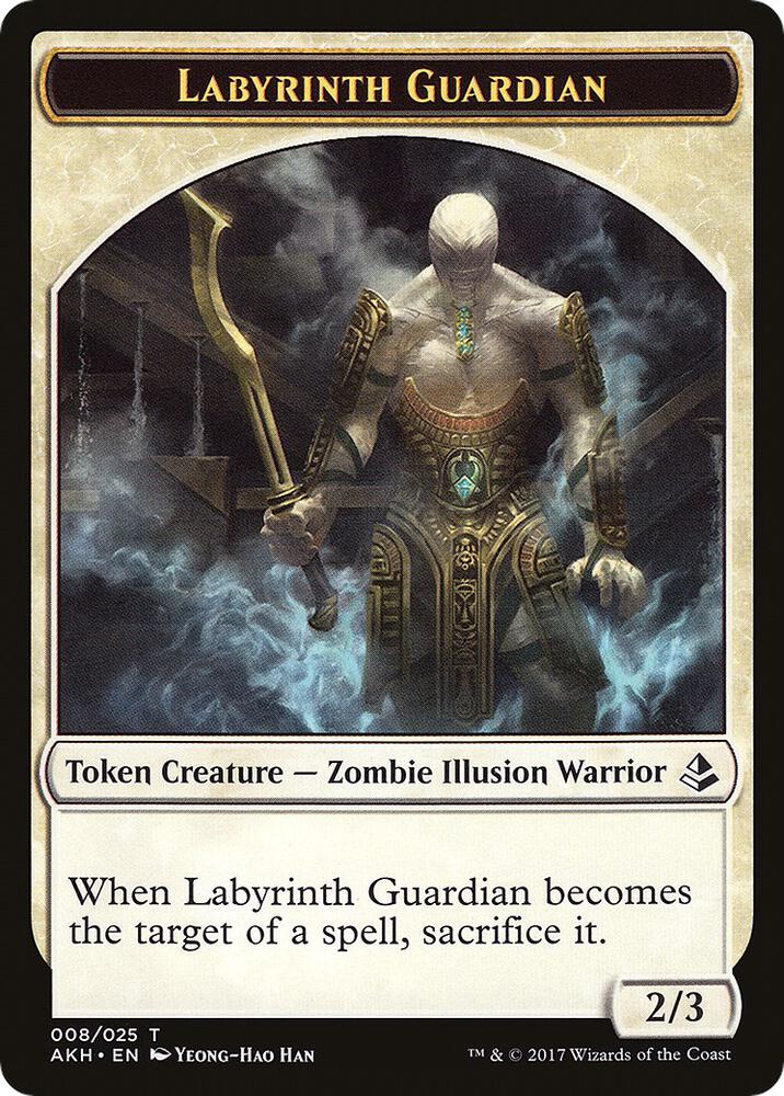 Labyrinth Guardian // Insect Double-Sided Token 8 // 19 card from Amonkhet