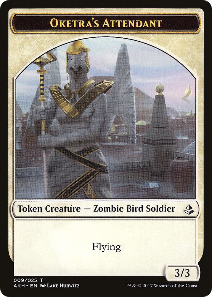 Oketra's Attendant // Beast Token 9 // 21 card from Amonkhet