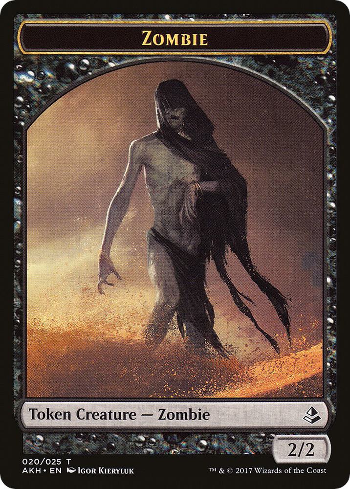 Zombie // Trueheart Duelist Token 20 // 13 card from Amonkhet