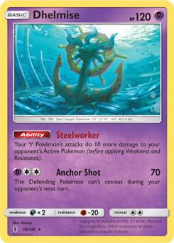 Dhelmise - 59/145 (SM Guardians Rising) 059/145 card from Deck Exclusives