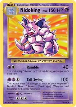 Nidoking - 45/108 (XY Evolutions) 045/108 card from Deck Exclusives