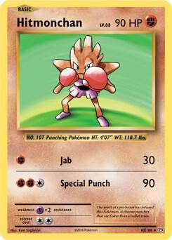 Hitmonchan - 62/108 (XY Evolutions) 062/108 card from Deck Exclusives