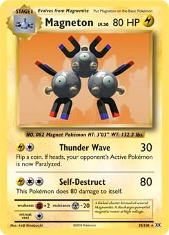 Magneton - 38/108 (XY Evolutions) 038/108 card from Deck Exclusives