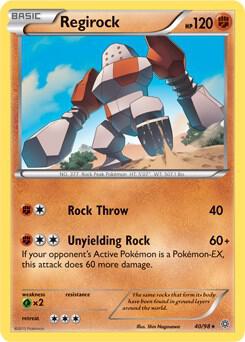 Regirock - 40/98 (XY Ancient Origins) 040/098 card from Deck Exclusives