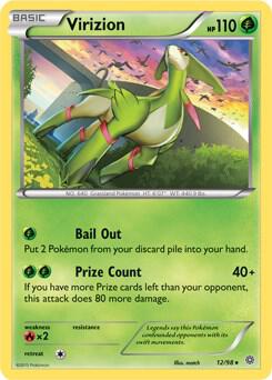 Virizion - 12/98 012/098 card from Deck Exclusives