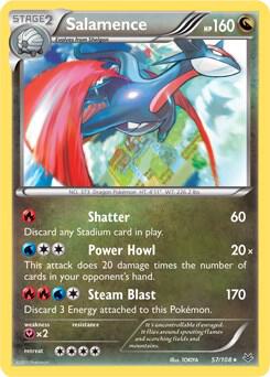 Salamence - 57/108 057/108 card from Deck Exclusives