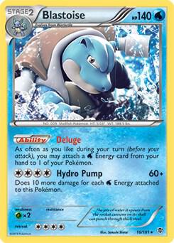 Blastoise - 16/101 (BW Plasma Blast) 016/101 card from Deck Exclusives
