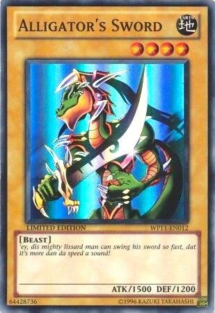 Alligator's Sword WP11-EN012 card from World Championship 2011 Card Pack