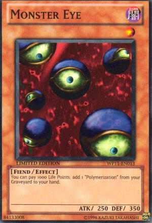 Monster Eye WP11-EN013 card from World Championship 2011 Card Pack