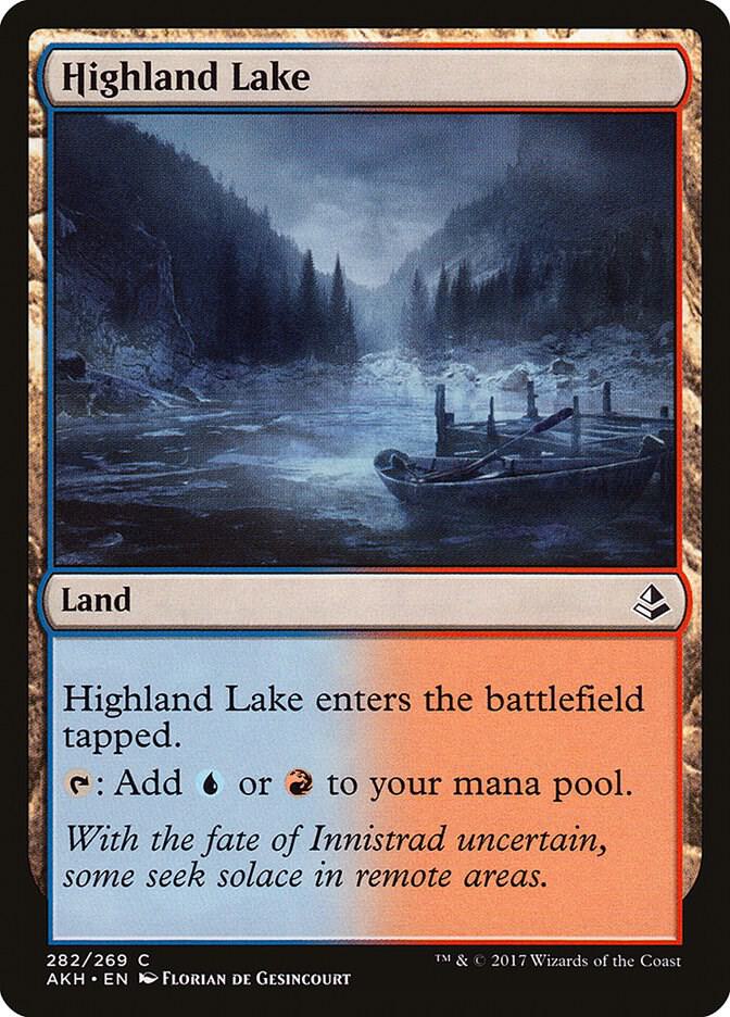 Highland Lake 282 card from Amonkhet