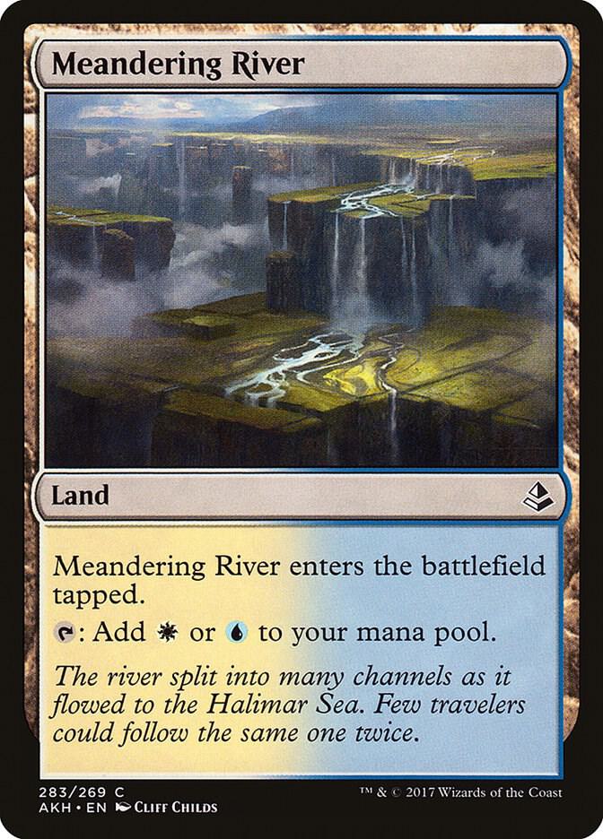 Meandering River 283 card from Amonkhet