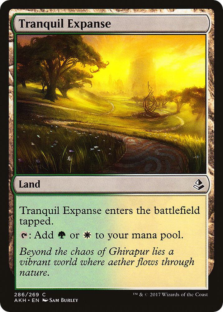 Tranquil Expanse 286 card from Amonkhet