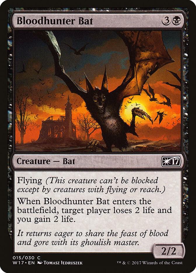 Bloodhunter Bat 15 card from Welcome Deck 2017