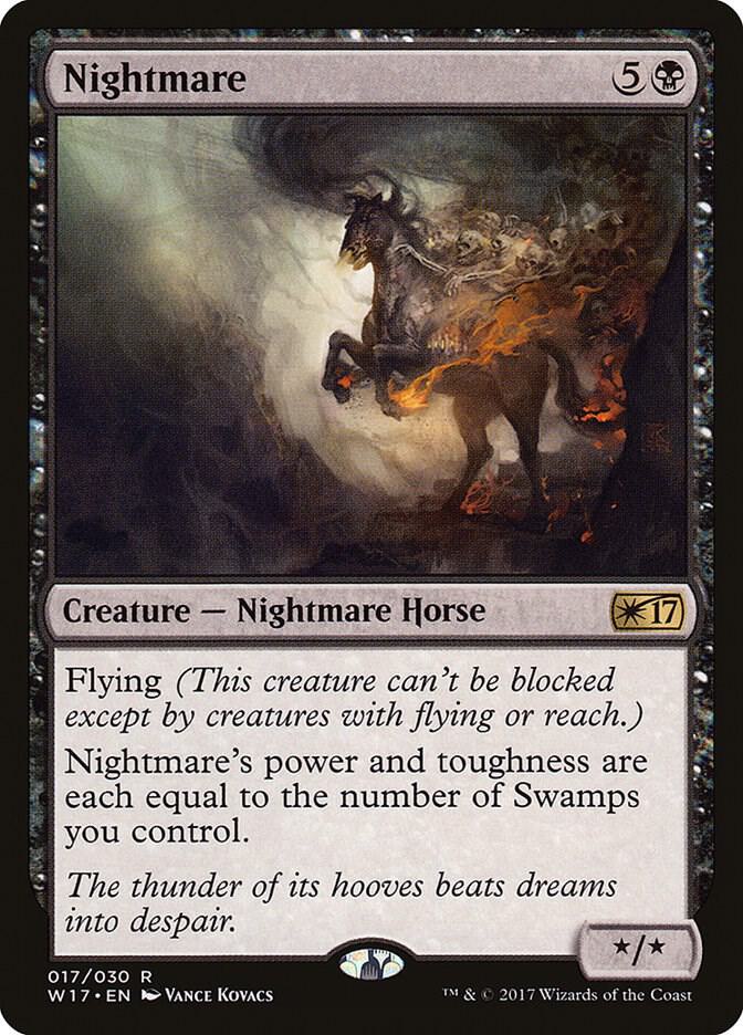 Nightmare 17 card from Welcome Deck 2017