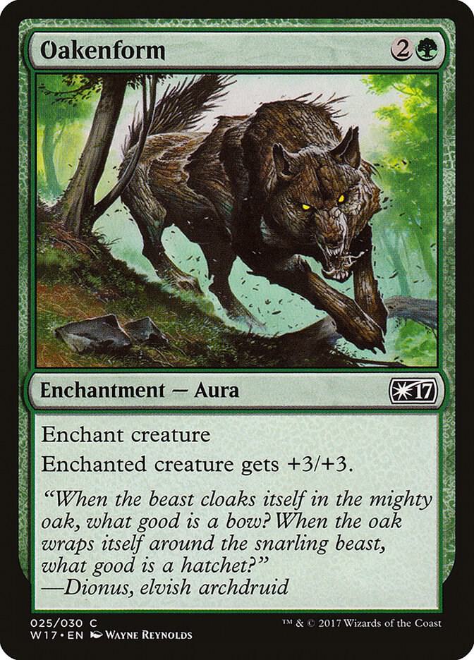 Oakenform 25 card from Welcome Deck 2017