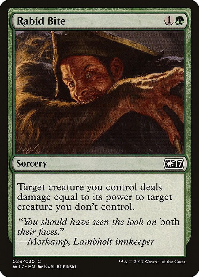 Rabid Bite 26 card from Welcome Deck 2017