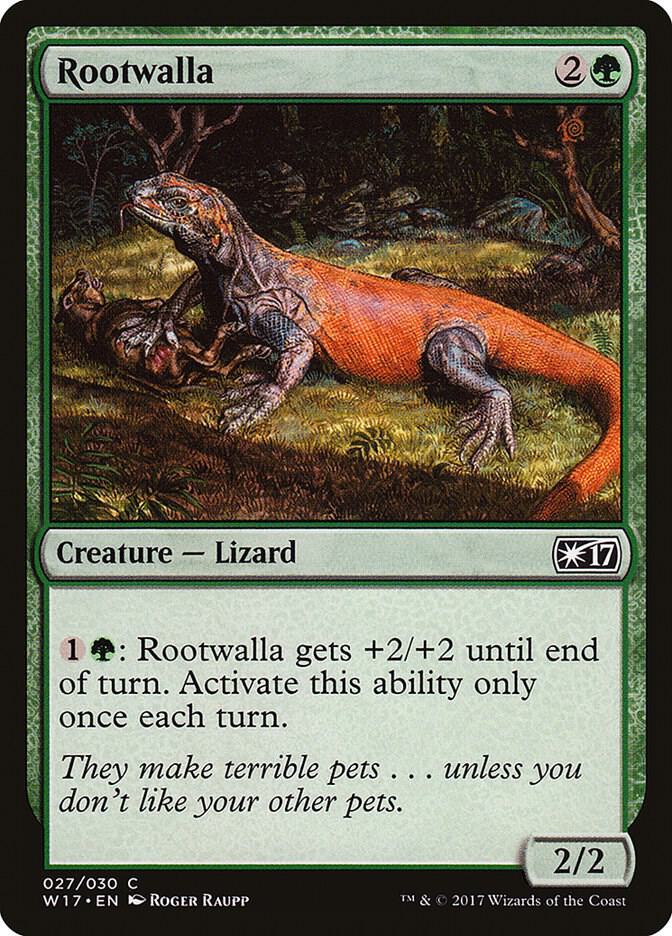 Rootwalla 27 card from Welcome Deck 2017