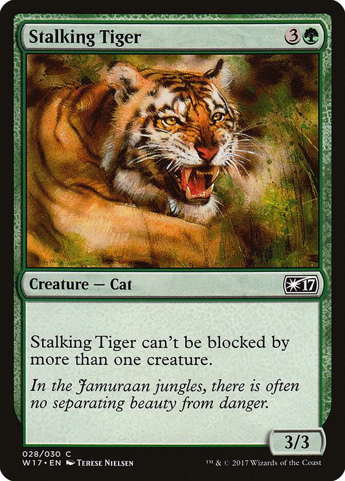 Stalking Tiger 28 card from Welcome Deck 2017
