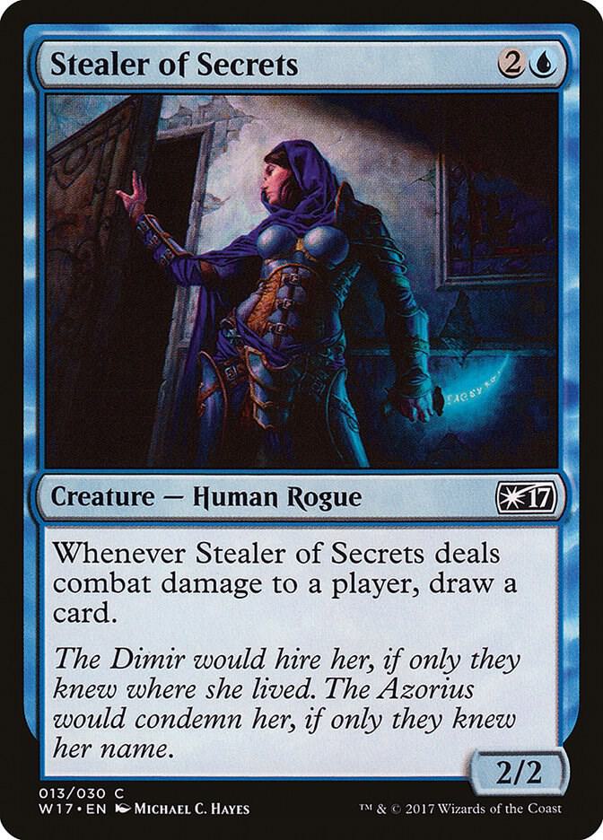 Stealer of Secrets 13 card from Welcome Deck 2017