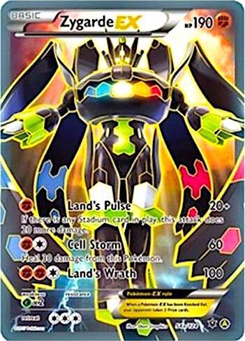 Zygarde EX - 54a/124 054a/124 card from Alternate Art Promos