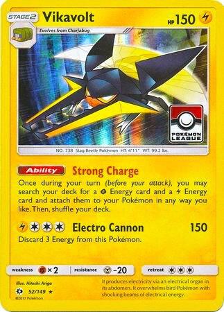 Vikavolt - 52/149 (Pokemon League) 052/149 card from League & Championship Cards