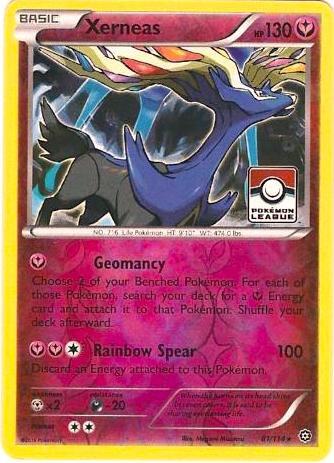 Xerneas - 81/114 (Pokemon League) 081/114 card from League & Championship Cards