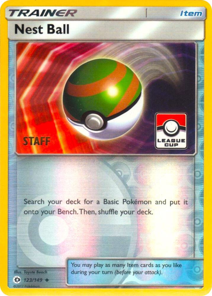 Nest Ball (League Cup) [Staff] 123/149 card from League & Championship Cards