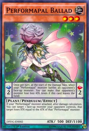 Performapal Ballad DPDG-EN002 card from Duelist Pack: Dimensional Guardians