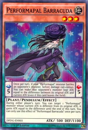 Performapal Barracuda DPDG-EN003 card from Duelist Pack: Dimensional Guardians