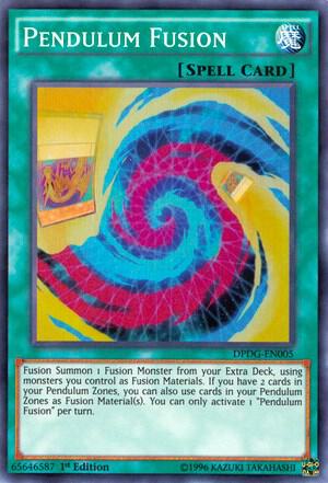Pendulum Fusion DPDG-EN005 card from Duelist Pack: Dimensional Guardians