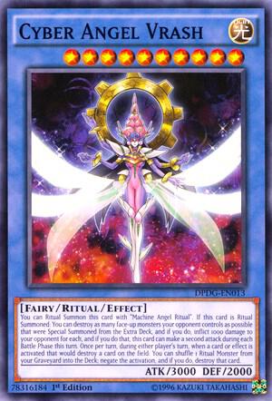 Cyber Angel Vrash DPDG-EN013 card from Duelist Pack: Dimensional Guardians