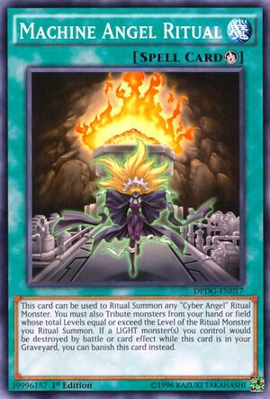 Machine Angel Ritual DPDG-EN017 card from Duelist Pack: Dimensional Guardians